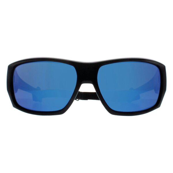 Cairn Sunglasses Skim 102 Matte Black Azure Flash Blue Mirrored Hydrophobic Watersports
