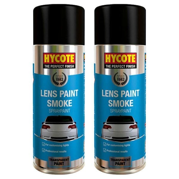 Hycote 2X Hycote Lens Paint Smoke Spray Paint 400ml