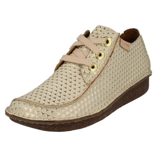 Clarks Ladies Clarks Comfortable Lace Up Flats Funny Dream