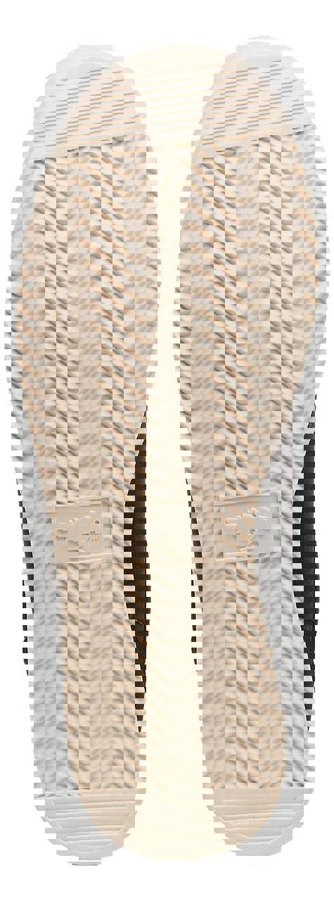 Rocket Dog Bolt Womens Casual Smart Lace Up Shoes Trainers, showing the beige rubber sole with a textured zigzag pattern and the Rocket Dog logo