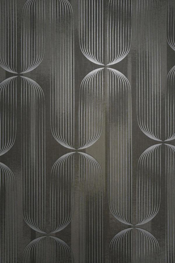 Elle Decoration By Erismann Orbit Lines Geometric Wallpaper