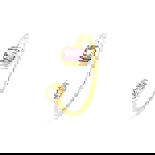 Say It With June Alexandrite Birthstone Ring - Yellow Gold Plated