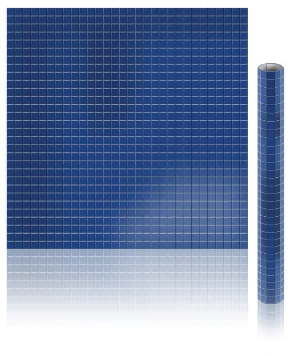 FX Lab MIRROR MAT 30X30CM BLUE 10mm Facets