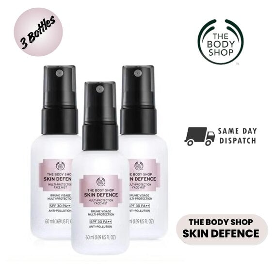 The Body Shop Skin Defence SPF30 Multi-Protection Face Mist 60ml - 1 to 3 Packs - 3 Packs