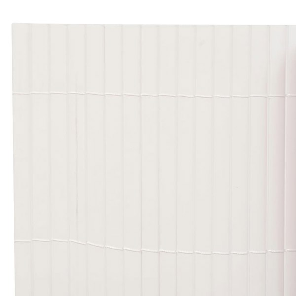 Berkfield Double-Sided Garden Fence 90x500 cm White