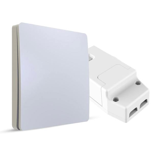 ENER-J Wireless Light Switch Kit, 1 Gang Switch + 100W RF Dimmable Receiver