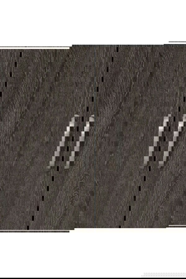 Living and Home 6-Tier Two Doors Wood Grain Shoe Cabinet