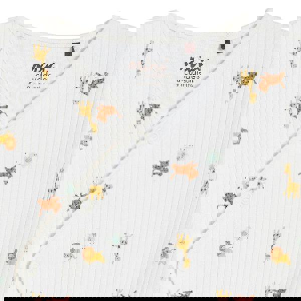 Mini Cuddles Baby Unisex Animal Print 3pc Essentials Gift Set, Multicolour