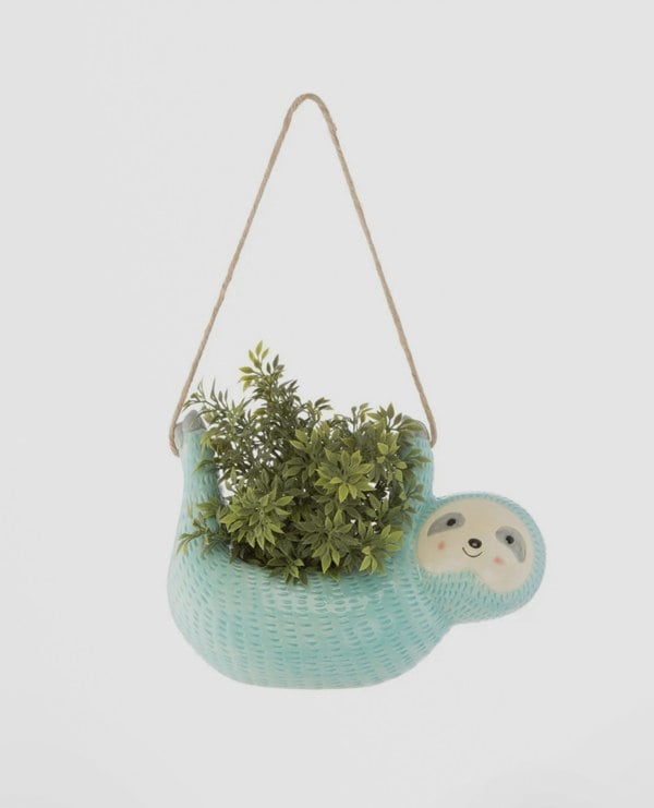 Seymour Sloth Hanging Planter