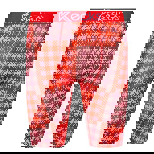 Kecks Cherry Plaid Mens Boxer Shorts