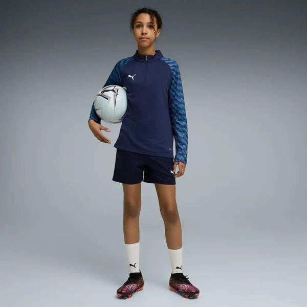 Puma Junior TeamLIGA 26 Training 1/4 Zip Tracksuit Top Navy 659726