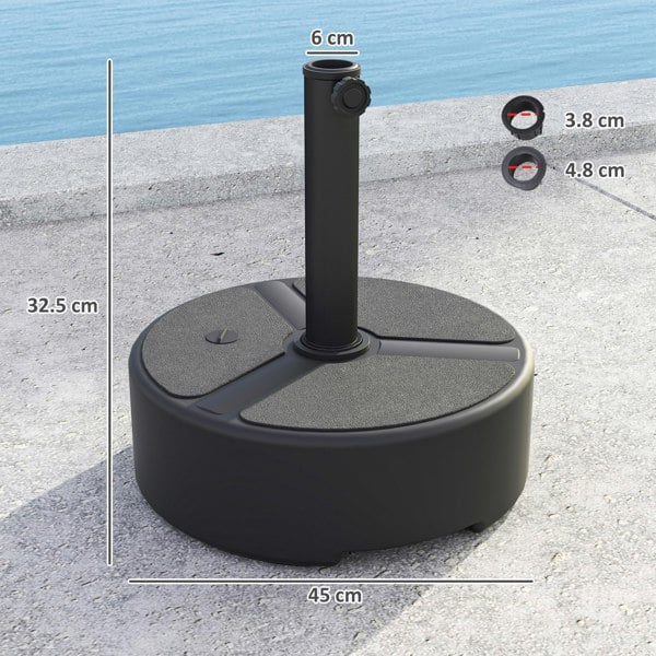 Center Pole Umbrella Base