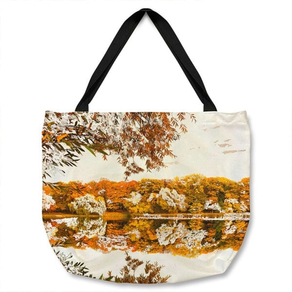 Benjamin Tate Design Autumn Lake Tote bag