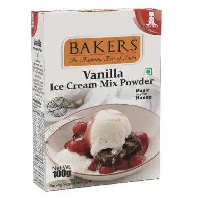 BAKERS ICE CREAM MIX POWDER VANILLA  100g