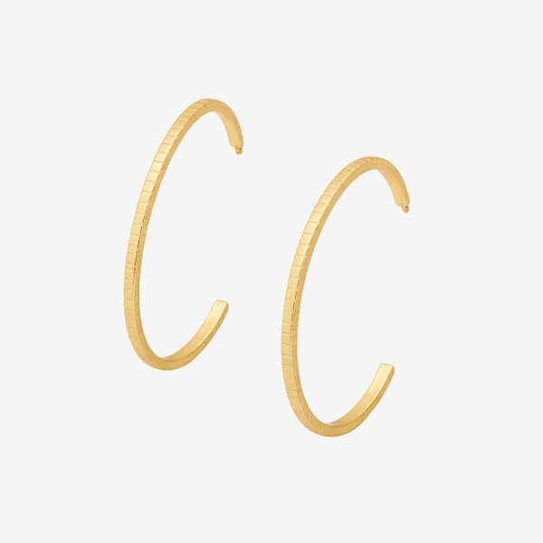 Uchi & Soto Shikaku Gold Hoop Earrings