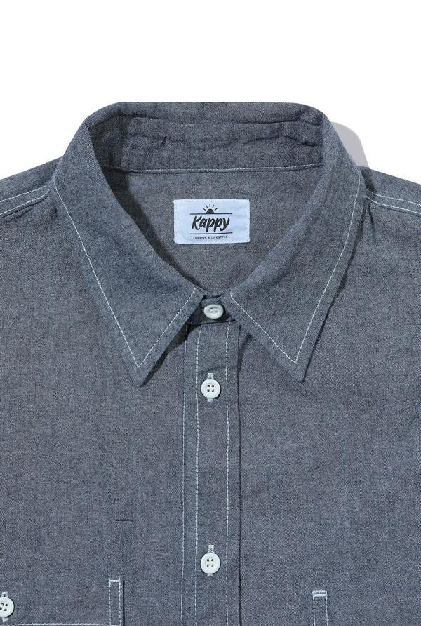 Kappy Design 2 Pocket Denim Shirt