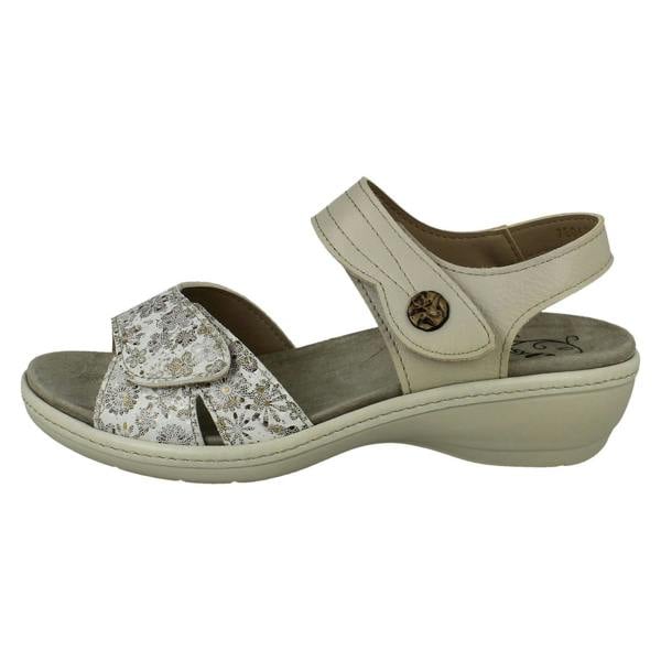 DB Shoes Ladies DB Shoes Double Strap Variable Fit Sandals Rosefinch