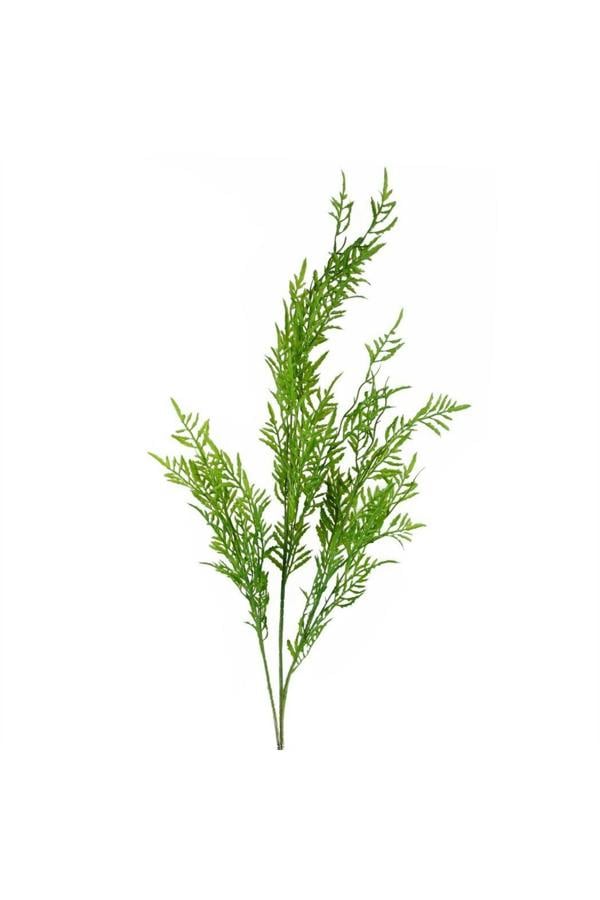Dyzi Pack Of 6 Artificial Boston Fern Tall Green Stems