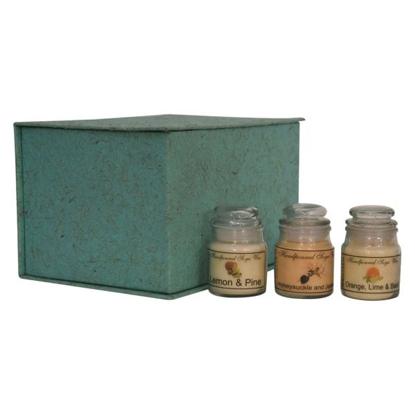 Artisan Furniture Hourglass Candle Set of 3 (Fruit