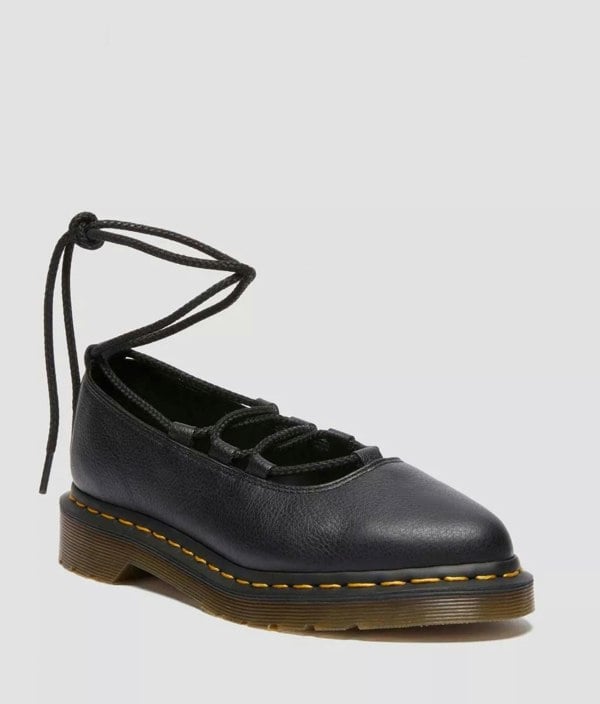 Dr. Martens ElpHie II Virginia Leather Women's Black Shoes