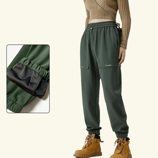 Anniou Women Outdoor Hiking Pants - Regular-Green