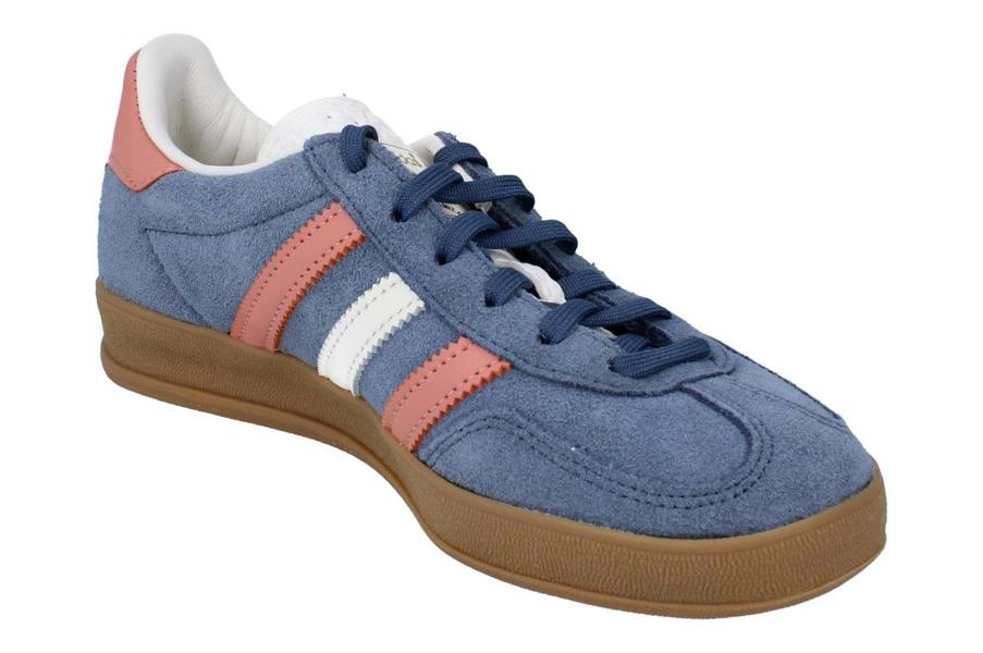 Adidas Originals Gazelle Indoor Mens Trainers  IG1640 - Blue White Gum IG1640 - Photo 3
