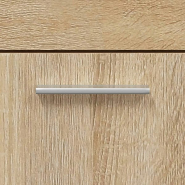 Berkfield Bathroom Cabinet with Mirror Sonoma Oak Engineered Wood