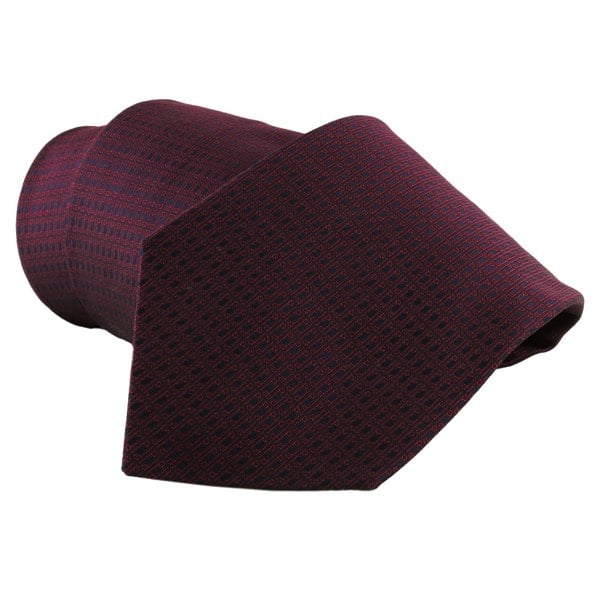 Dunhill luxurious woven silk tie in a repeat Dunhill longtail d logo pattern
