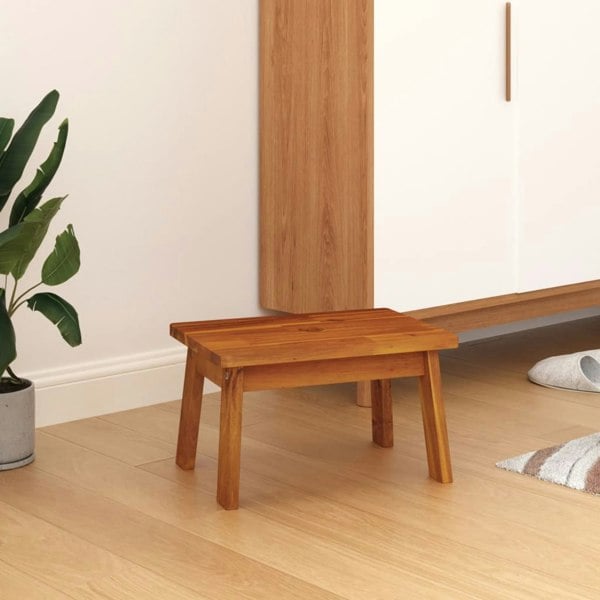Berkfield Step Stool 38x26x22 cm Solid Wood Acacia