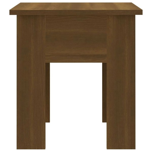 Berkfield Coffee Table Brown Oak 40x40x42 cm Engineered Wood