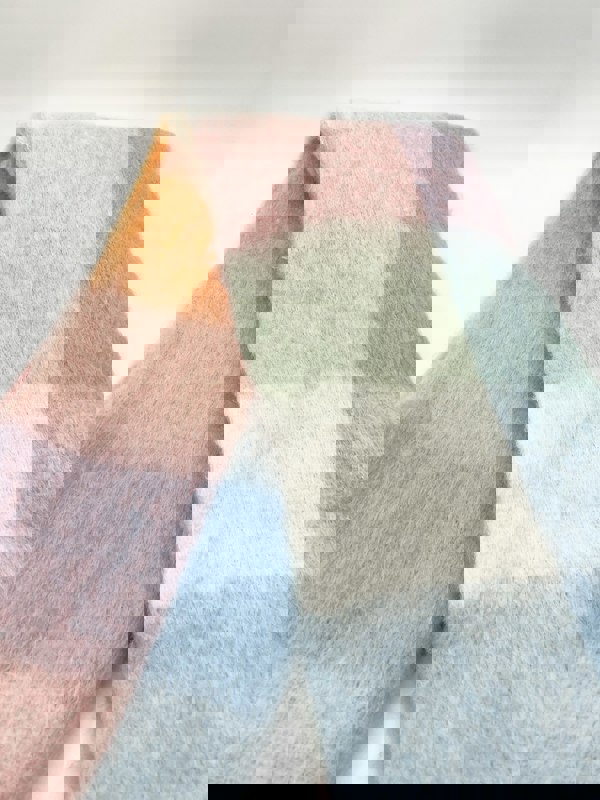 SVNX Light Checked Print Scarf