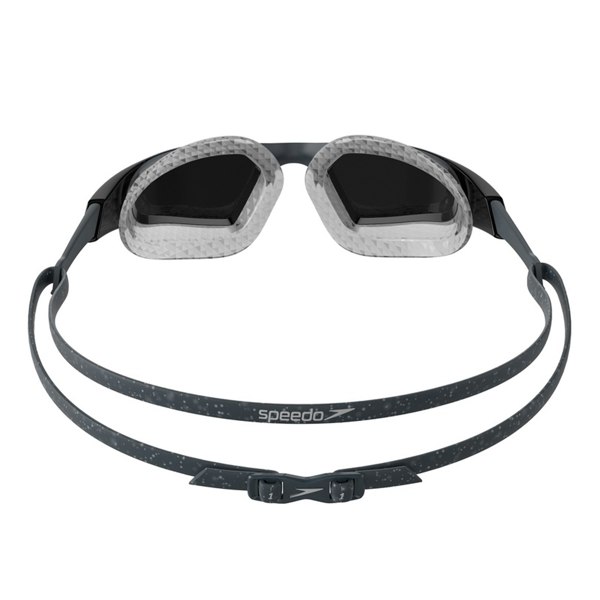 Speedo Unisex Adult Aquapulse Pro Mirror Swimming Goggles - Grey/Silver