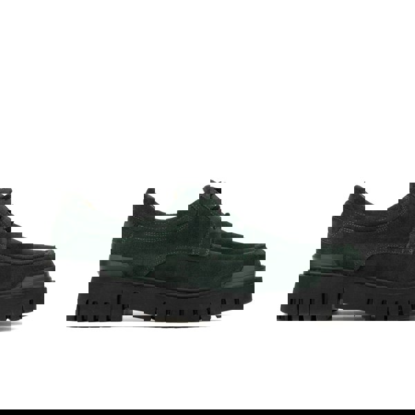 Embassy London Wexley - Green Suede - Men's Chunky Moc Toe Derby Shoe