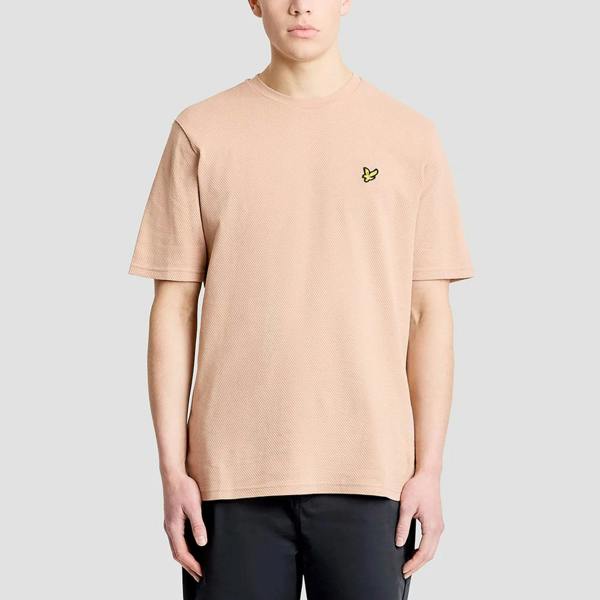 Lyle & Scott Popcorn Jacquard T-Shirt