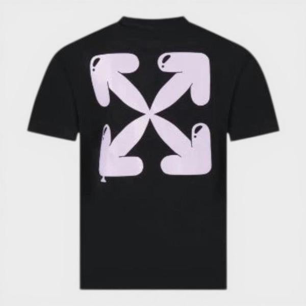 Off-White Kids Balloon Art Arrow Basic Fit Tee Black