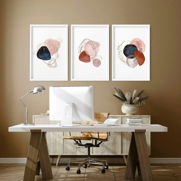 Wall art for home office | set of 3 wall art prints