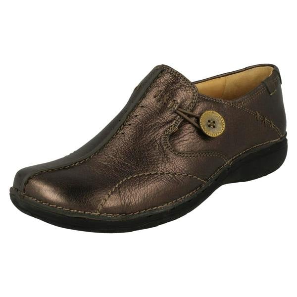 Clarks Ladies Clarks Un Structured Slip On Shoes Un Loop