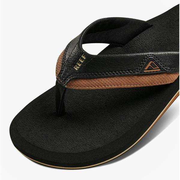 Reef CUSHION DAWN Toe-Post Sandals in Black/Multicoloured