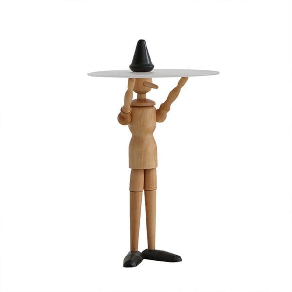 Derby Pinocchio Puppet Side Table, Solid Wood-Rit Concept-Rit Concept