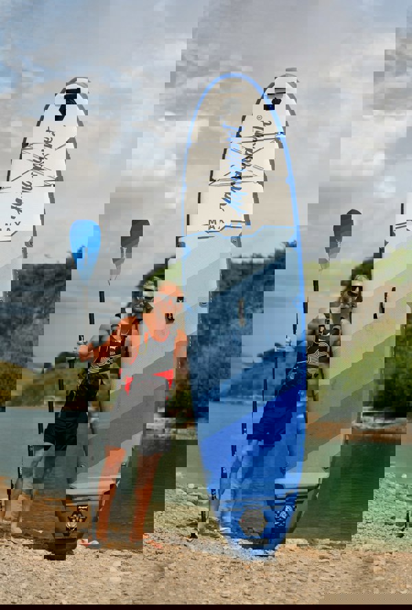 Aquaplanet MAX 10’6″ Inflatable Paddle Board Package - Glacier