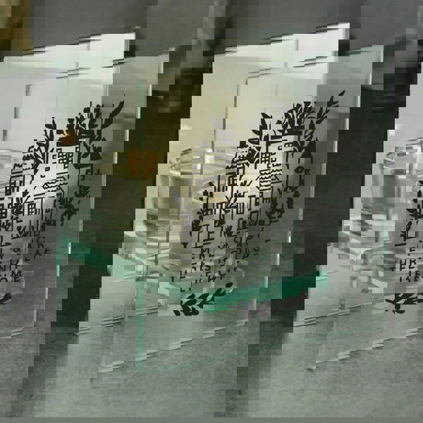 Personalised Memento Company Personalised Home Mirrored Glass Tea Light Holder