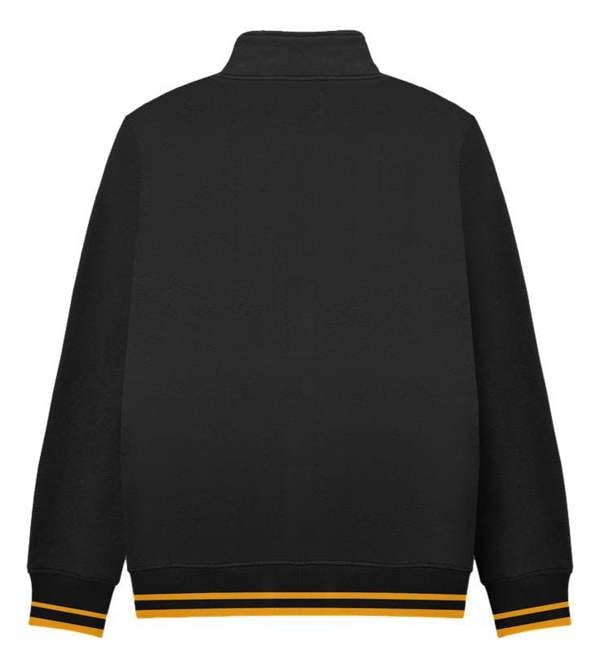 Lambretta Mens 1/4 Zip Pull Logo Classic Pull Over Sweatshirt