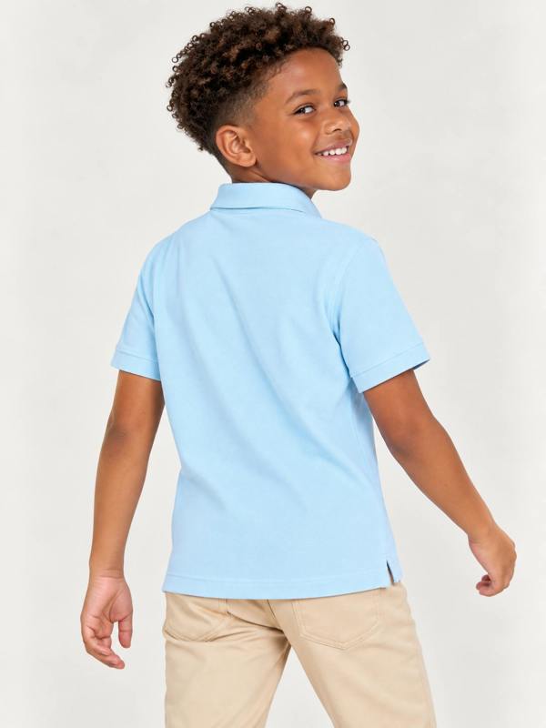 Childsplay Boys Short Sleeve Polo Shirt in Blue