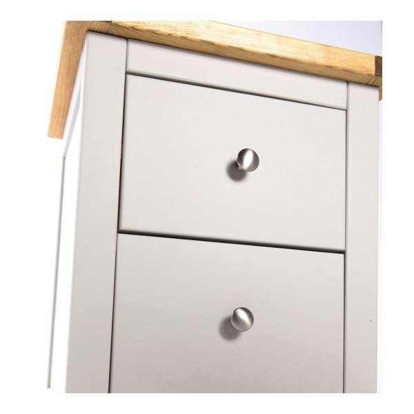 Cabinet Bits Argenta 2 Drawer Bedside Table