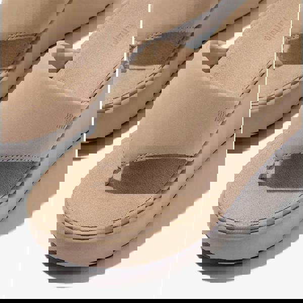 FitFlop FitFlop PLATFFORMS WEDGE Womens Toe Post Sandals Classic Beige