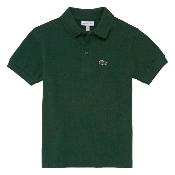 Lacoste Boys Pique Polo Shirt - Green - 