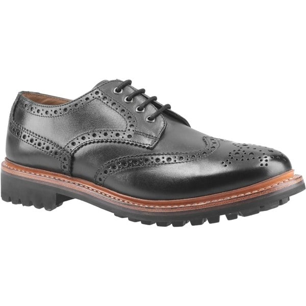 Cotswold Quenington Commando Goodyear Welt Men's Shoes in Black