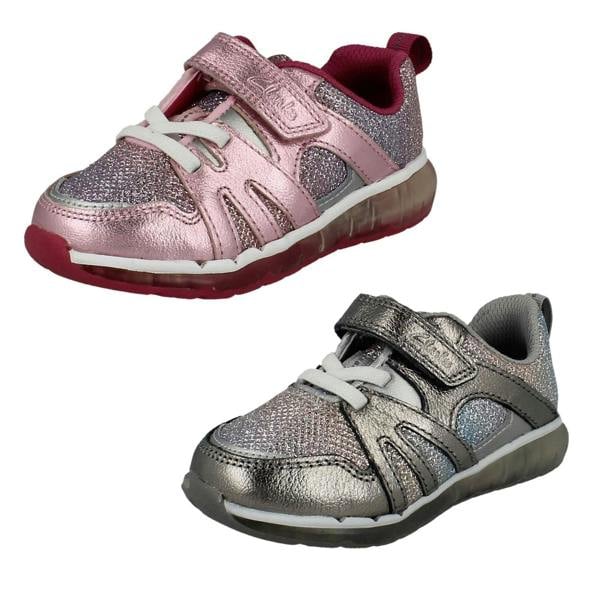 Clarks Girls Clarks GloMove Trainers Spark Sparky