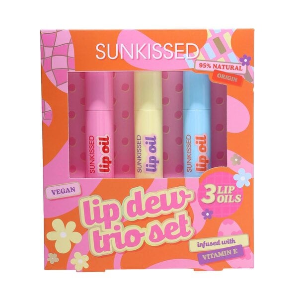 Sunkissed Lip Dew Trio Lip Oil Gift Set