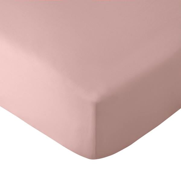 Catherine Lansfield So Soft Non-Iron Fitted Sheet Blush Pink